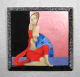 Рисунок «Девушка с веером» 56,5х59,5
(рамка, стекло стандарт, оргалит, установка)
