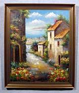 х/м «Дорога к морю» 63,5х52,5
(рамка деревянная, установка)
