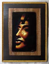 Папирус «Фараон» 108х82
(рамка деревянная, стекло антибликовое, оргалит, установка, паспарту, приклейка на скотч)
