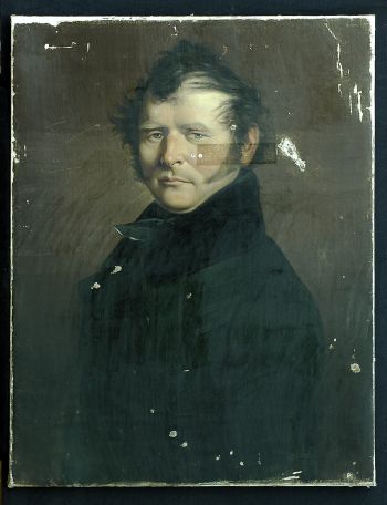 Подведение реставрационного	грунта